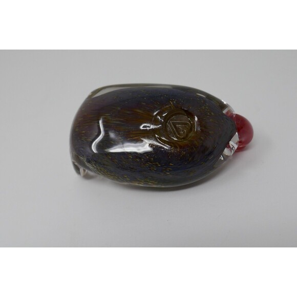 Epiphany Studios Art Glass Turkey Bird Paperweight Sculpture - Picture 10 of 10